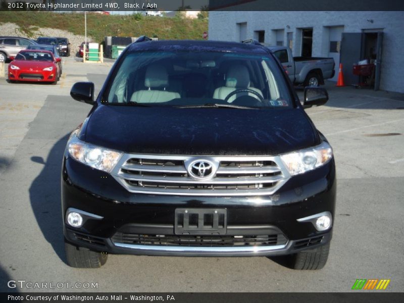 Black / Ash 2012 Toyota Highlander Limited 4WD