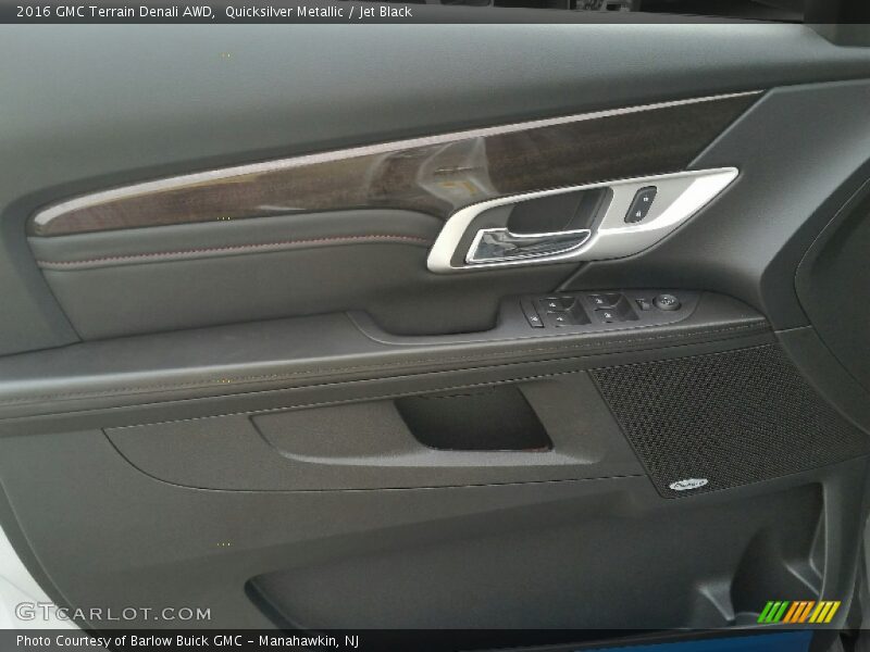 Quicksilver Metallic / Jet Black 2016 GMC Terrain Denali AWD