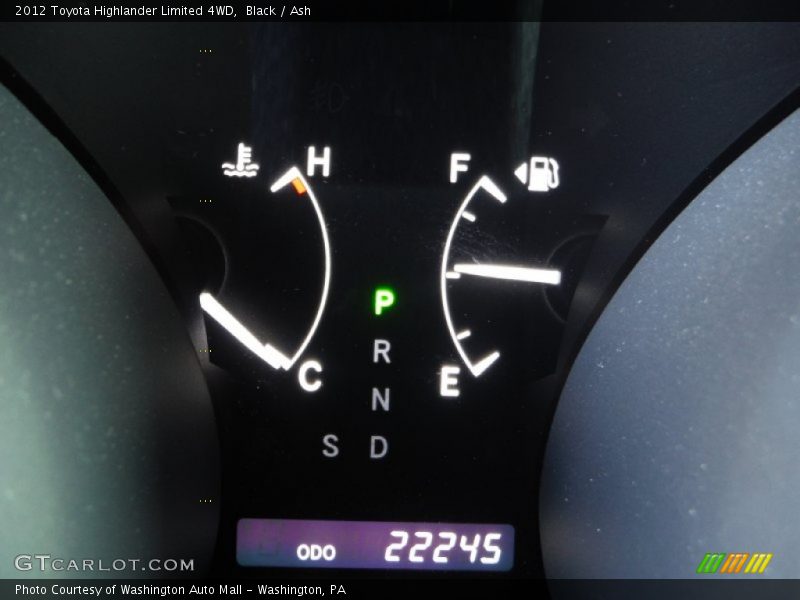 Black / Ash 2012 Toyota Highlander Limited 4WD