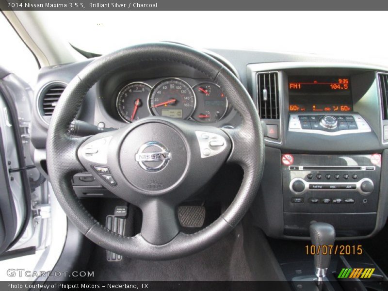 Brilliant Silver / Charcoal 2014 Nissan Maxima 3.5 S