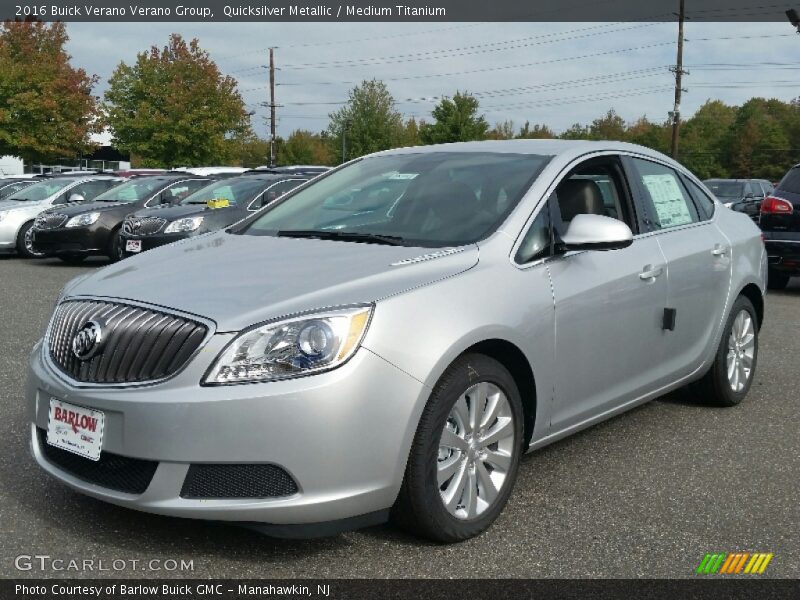 Quicksilver Metallic / Medium Titanium 2016 Buick Verano Verano Group