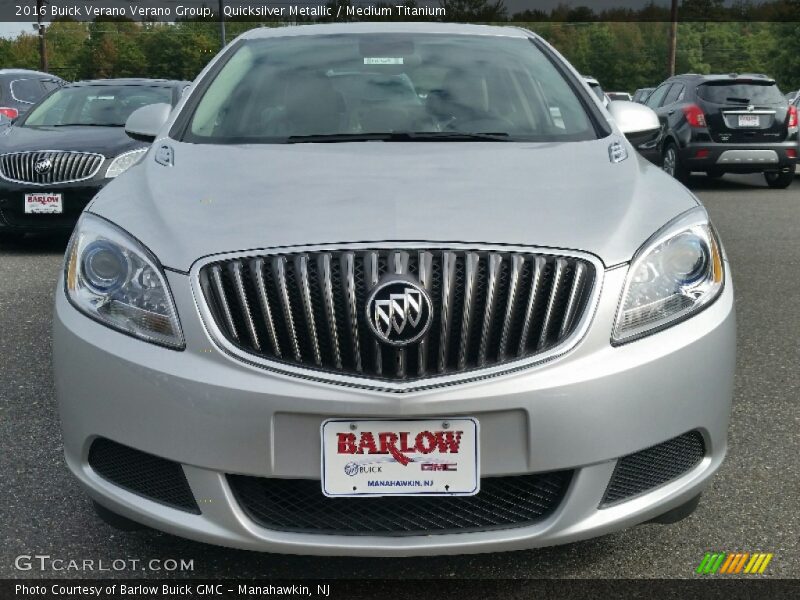 Quicksilver Metallic / Medium Titanium 2016 Buick Verano Verano Group
