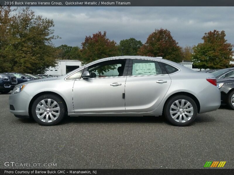 Quicksilver Metallic / Medium Titanium 2016 Buick Verano Verano Group