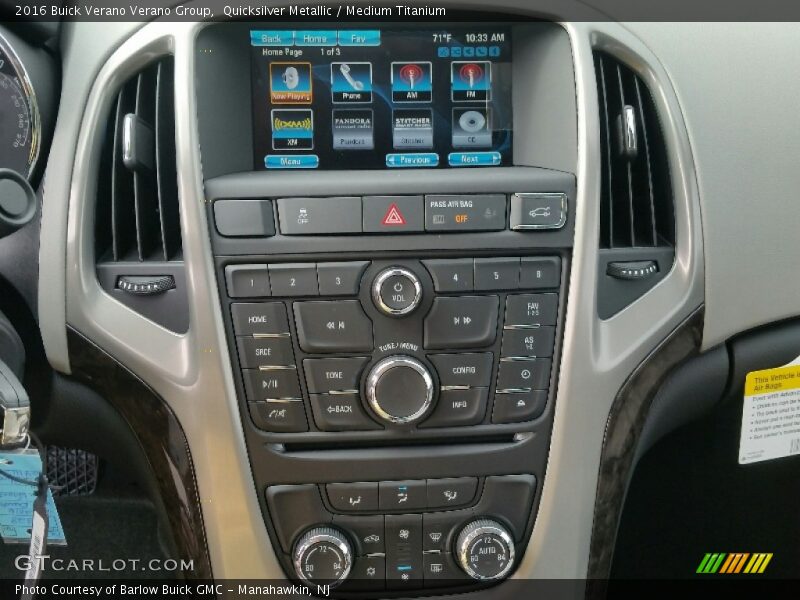 Controls of 2016 Verano Verano Group