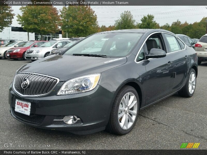 Graphite Gray Metallic / Medium Titanium 2016 Buick Verano Convenience Group