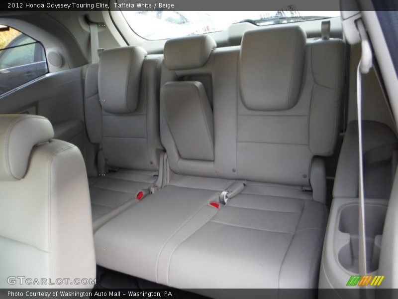Taffeta White / Beige 2012 Honda Odyssey Touring Elite