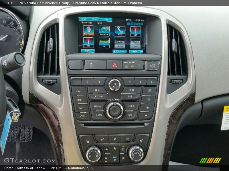 Graphite Gray Metallic / Medium Titanium 2016 Buick Verano Convenience Group