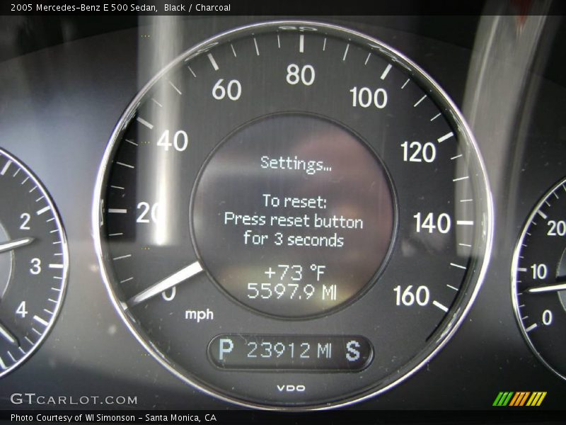 Black / Charcoal 2005 Mercedes-Benz E 500 Sedan
