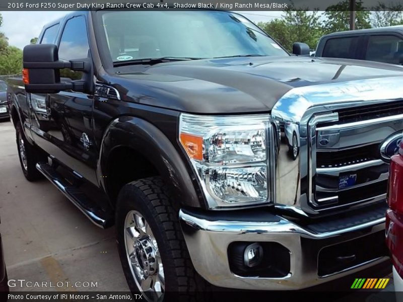 Shadow Black / King Ranch Mesa/Black 2016 Ford F250 Super Duty King Ranch Crew Cab 4x4