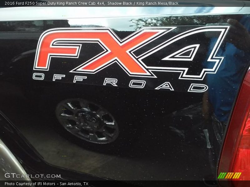 Shadow Black / King Ranch Mesa/Black 2016 Ford F250 Super Duty King Ranch Crew Cab 4x4