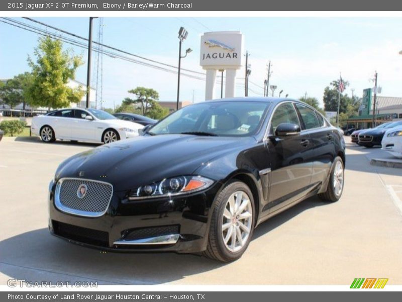 Ebony / Barley/Warm Charcoal 2015 Jaguar XF 2.0T Premium