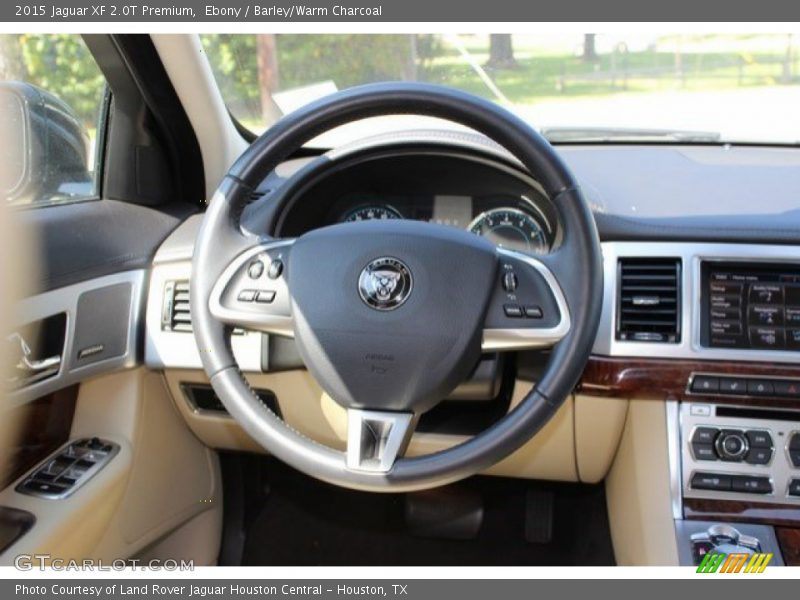 Ebony / Barley/Warm Charcoal 2015 Jaguar XF 2.0T Premium