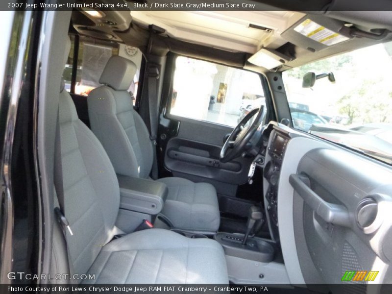Black / Dark Slate Gray/Medium Slate Gray 2007 Jeep Wrangler Unlimited Sahara 4x4