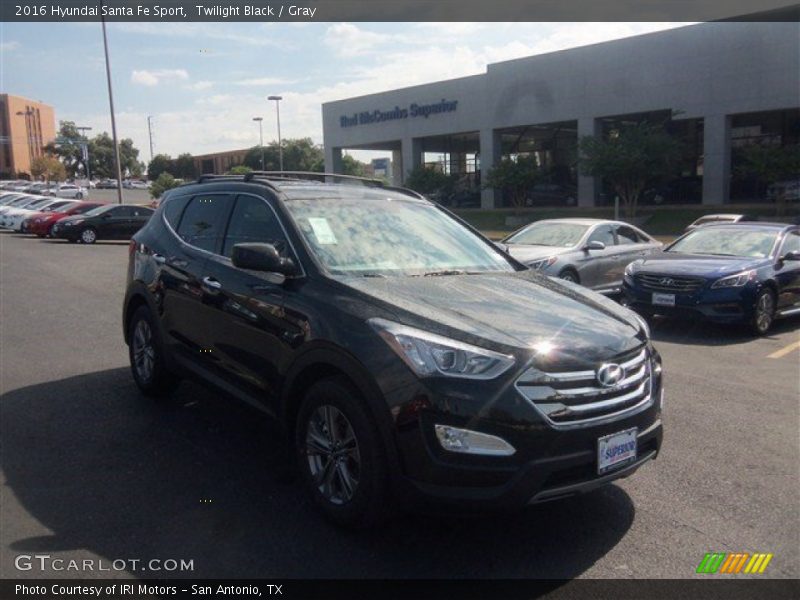 Twilight Black / Gray 2016 Hyundai Santa Fe Sport
