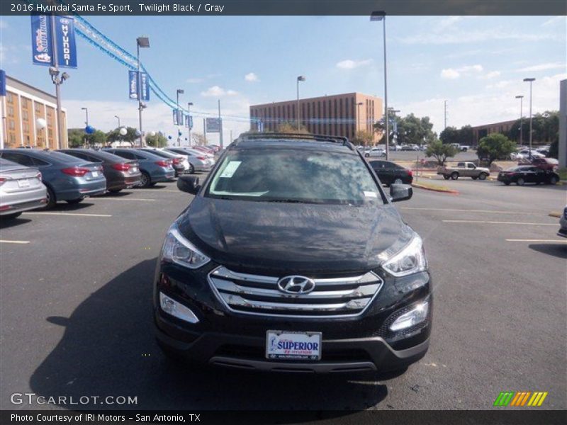Twilight Black / Gray 2016 Hyundai Santa Fe Sport