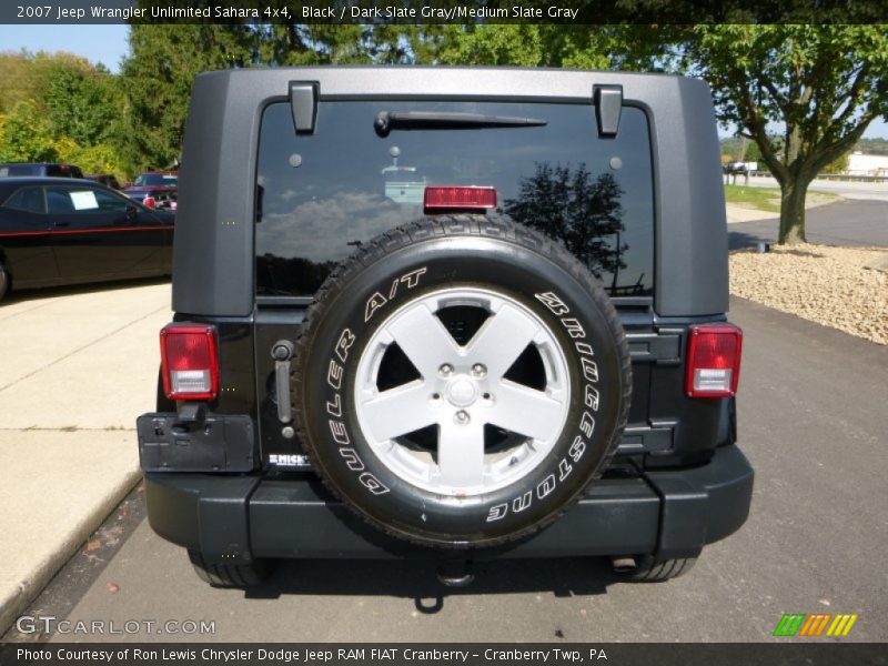 Black / Dark Slate Gray/Medium Slate Gray 2007 Jeep Wrangler Unlimited Sahara 4x4
