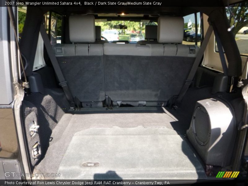 Black / Dark Slate Gray/Medium Slate Gray 2007 Jeep Wrangler Unlimited Sahara 4x4