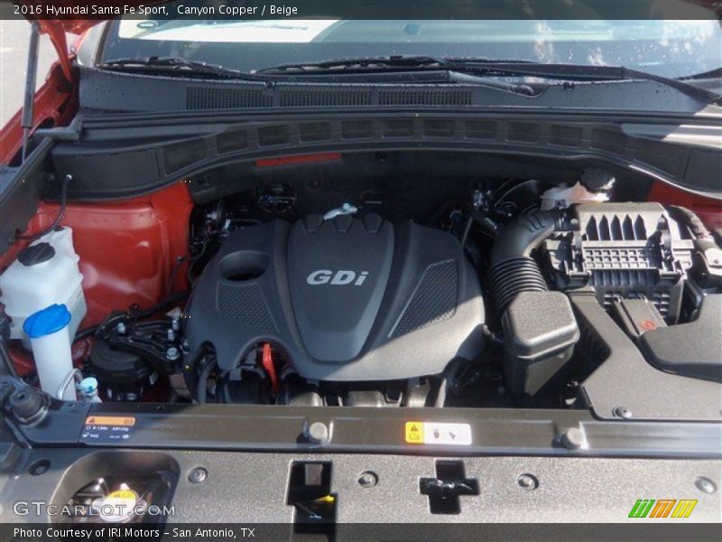 Canyon Copper / Beige 2016 Hyundai Santa Fe Sport