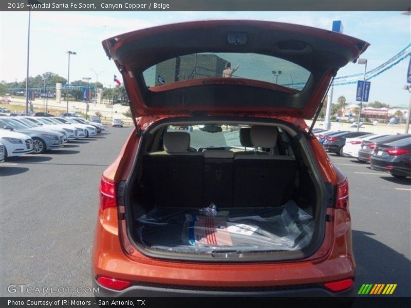 Canyon Copper / Beige 2016 Hyundai Santa Fe Sport