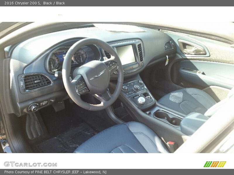 Black / Black 2016 Chrysler 200 S