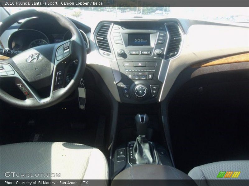 Canyon Copper / Beige 2016 Hyundai Santa Fe Sport