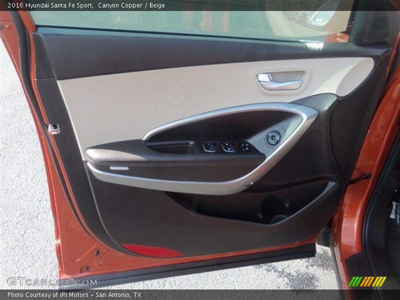 Canyon Copper / Beige 2016 Hyundai Santa Fe Sport
