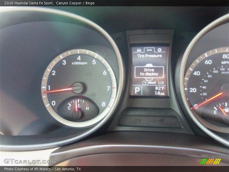 Canyon Copper / Beige 2016 Hyundai Santa Fe Sport