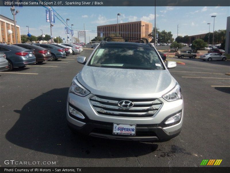 Sparkling Silver / Black 2016 Hyundai Santa Fe Sport 2.0T
