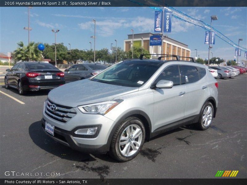 Sparkling Silver / Black 2016 Hyundai Santa Fe Sport 2.0T