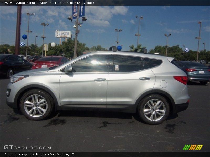 Sparkling Silver / Black 2016 Hyundai Santa Fe Sport 2.0T
