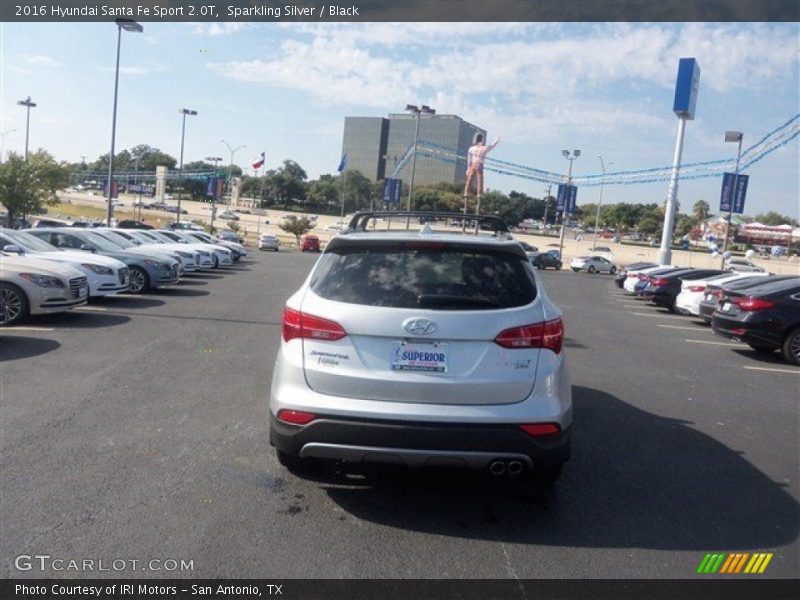 Sparkling Silver / Black 2016 Hyundai Santa Fe Sport 2.0T