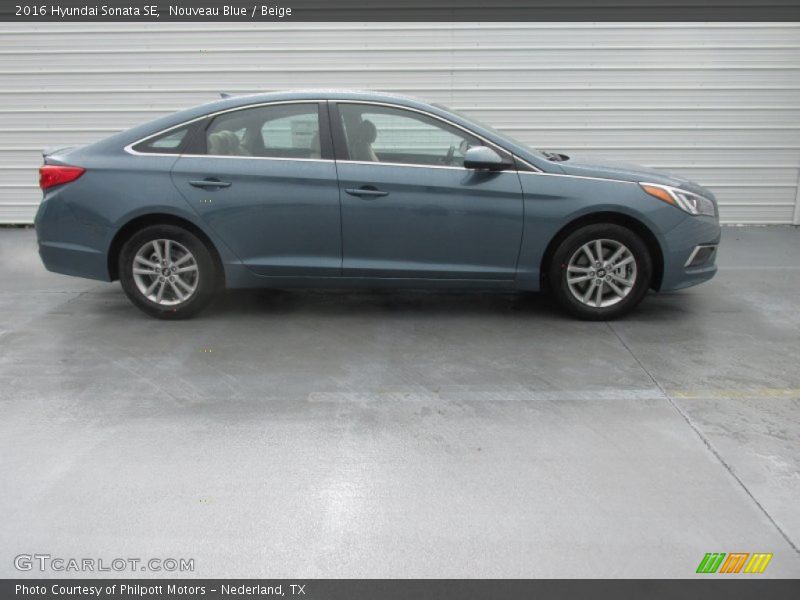 Nouveau Blue / Beige 2016 Hyundai Sonata SE