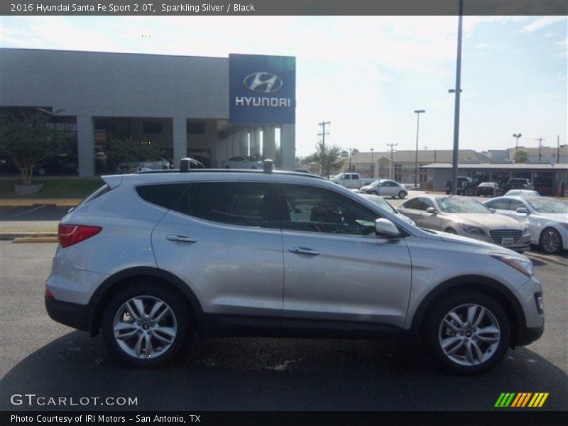 Sparkling Silver / Black 2016 Hyundai Santa Fe Sport 2.0T