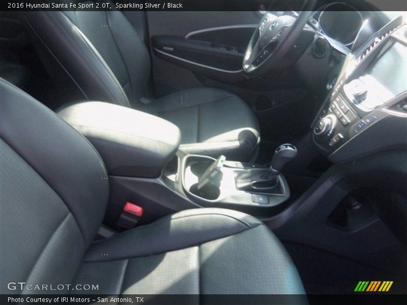 Sparkling Silver / Black 2016 Hyundai Santa Fe Sport 2.0T