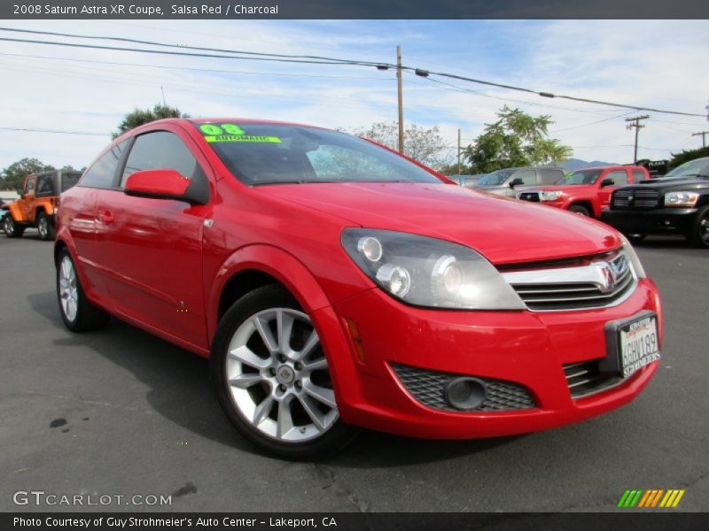 Salsa Red / Charcoal 2008 Saturn Astra XR Coupe