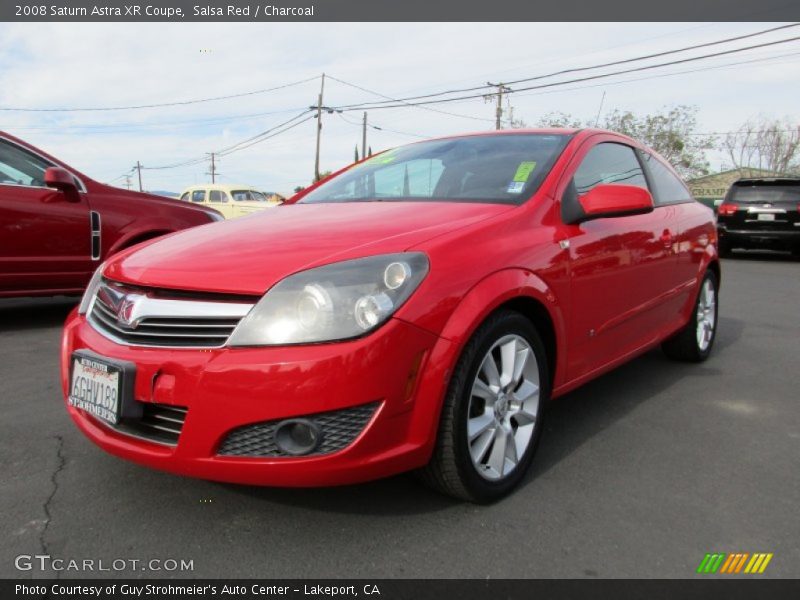 Salsa Red / Charcoal 2008 Saturn Astra XR Coupe