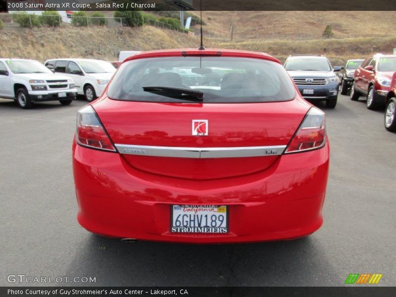 Salsa Red / Charcoal 2008 Saturn Astra XR Coupe