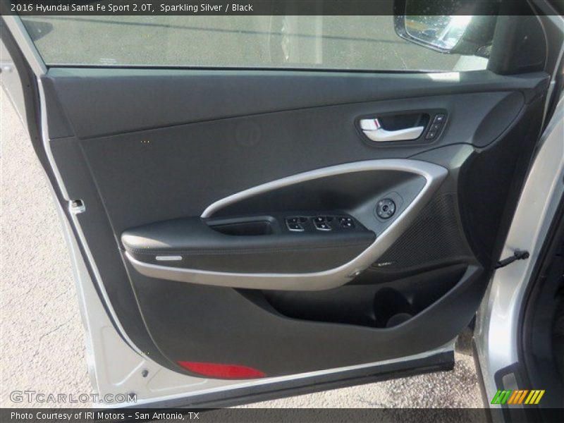 Sparkling Silver / Black 2016 Hyundai Santa Fe Sport 2.0T
