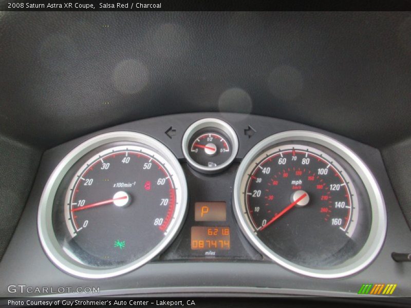 Salsa Red / Charcoal 2008 Saturn Astra XR Coupe