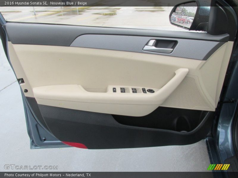 Nouveau Blue / Beige 2016 Hyundai Sonata SE