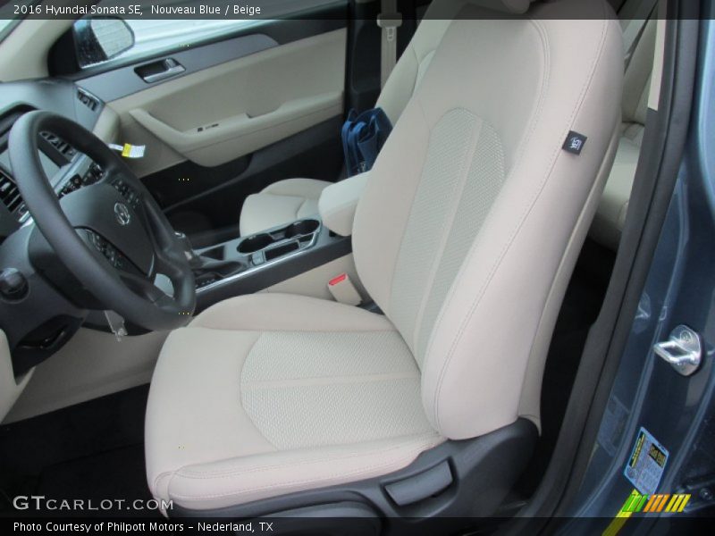 Nouveau Blue / Beige 2016 Hyundai Sonata SE