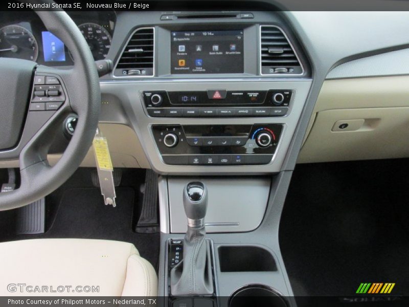 Nouveau Blue / Beige 2016 Hyundai Sonata SE
