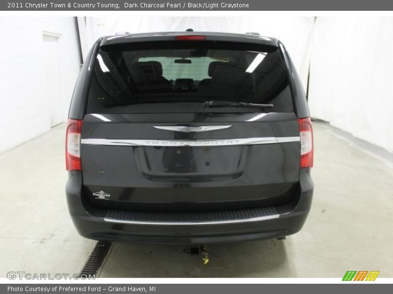 Dark Charcoal Pearl / Black/Light Graystone 2011 Chrysler Town & Country Touring