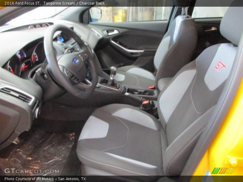 Front Seat of 2016 Focus ST