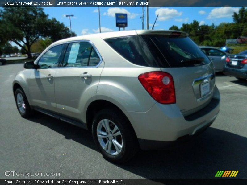 Champagne Silver Metallic / Light Titanium/Jet Black 2013 Chevrolet Equinox LS