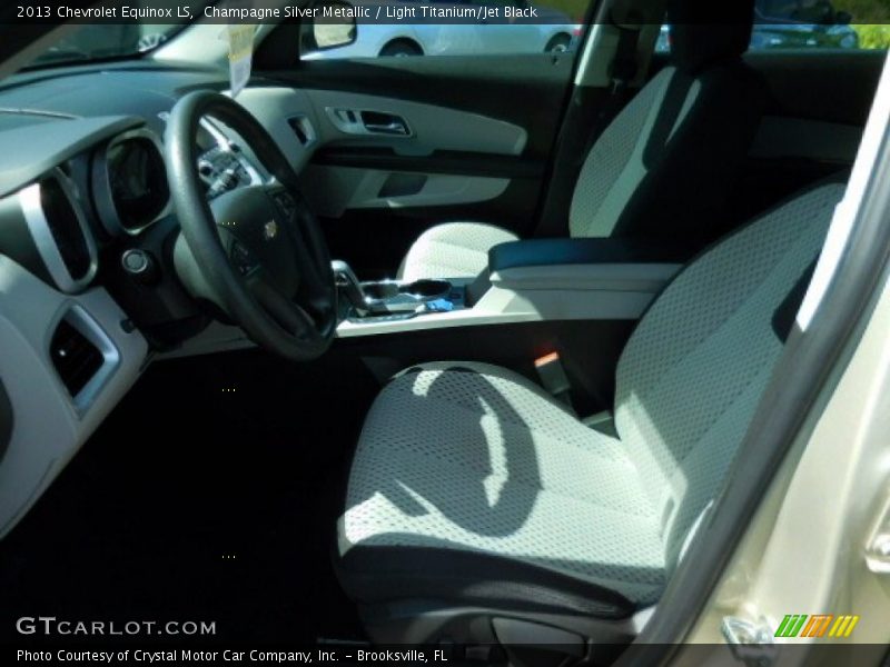 Champagne Silver Metallic / Light Titanium/Jet Black 2013 Chevrolet Equinox LS