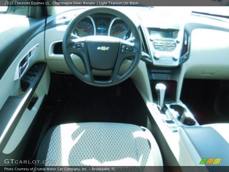Champagne Silver Metallic / Light Titanium/Jet Black 2013 Chevrolet Equinox LS