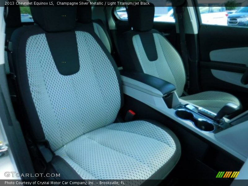 Champagne Silver Metallic / Light Titanium/Jet Black 2013 Chevrolet Equinox LS
