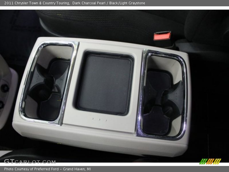Dark Charcoal Pearl / Black/Light Graystone 2011 Chrysler Town & Country Touring