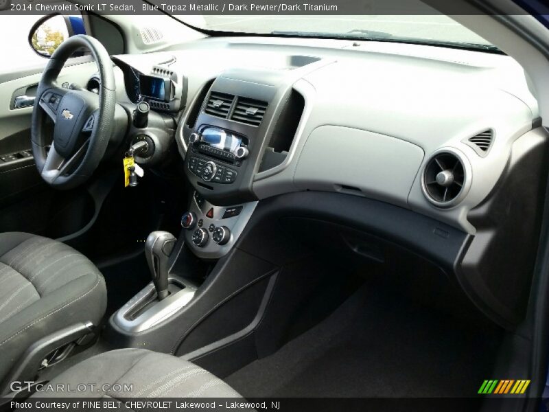 Blue Topaz Metallic / Dark Pewter/Dark Titanium 2014 Chevrolet Sonic LT Sedan